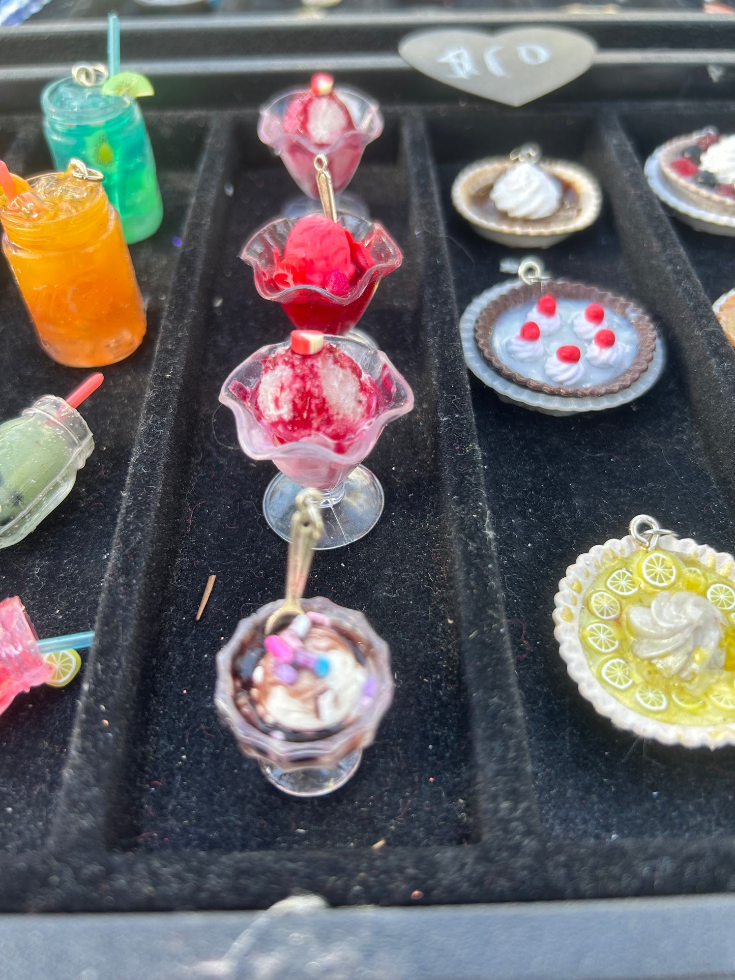 Mini food pendants