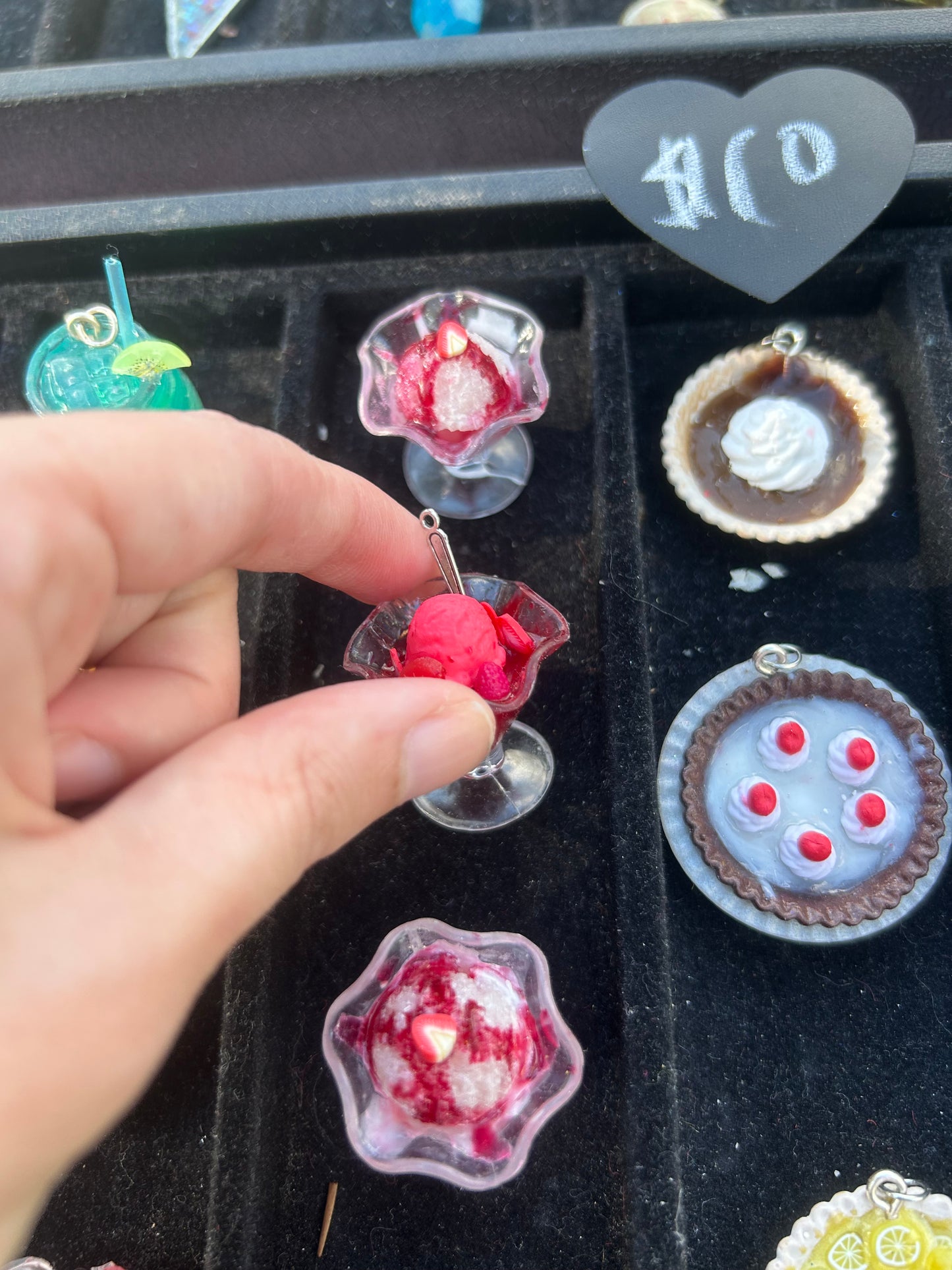 Mini food pendants