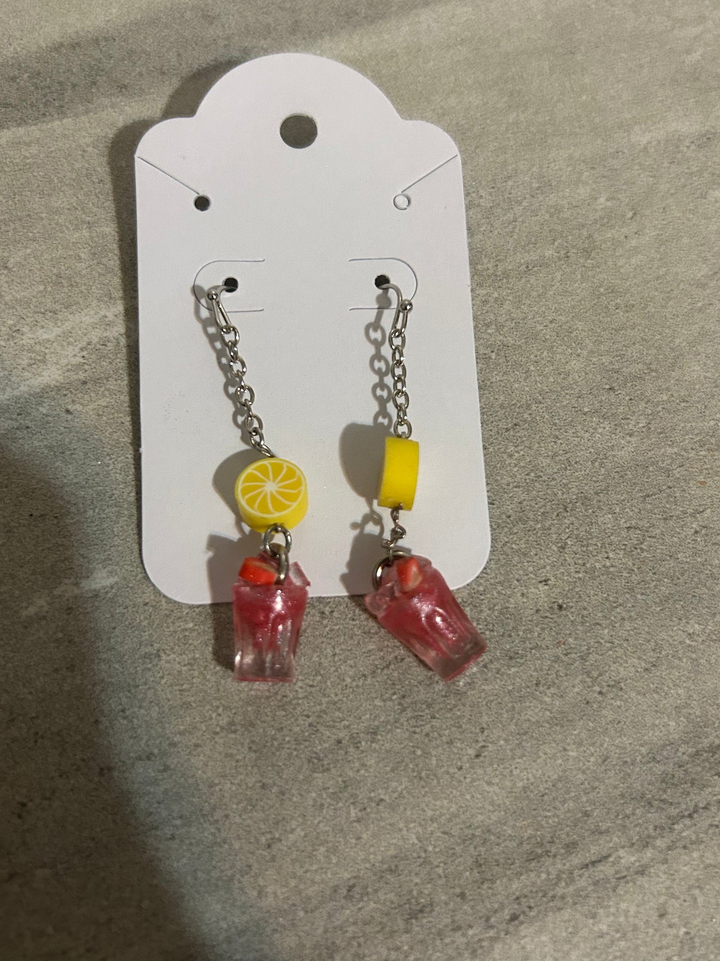 Mini Fruity Drink Earrings