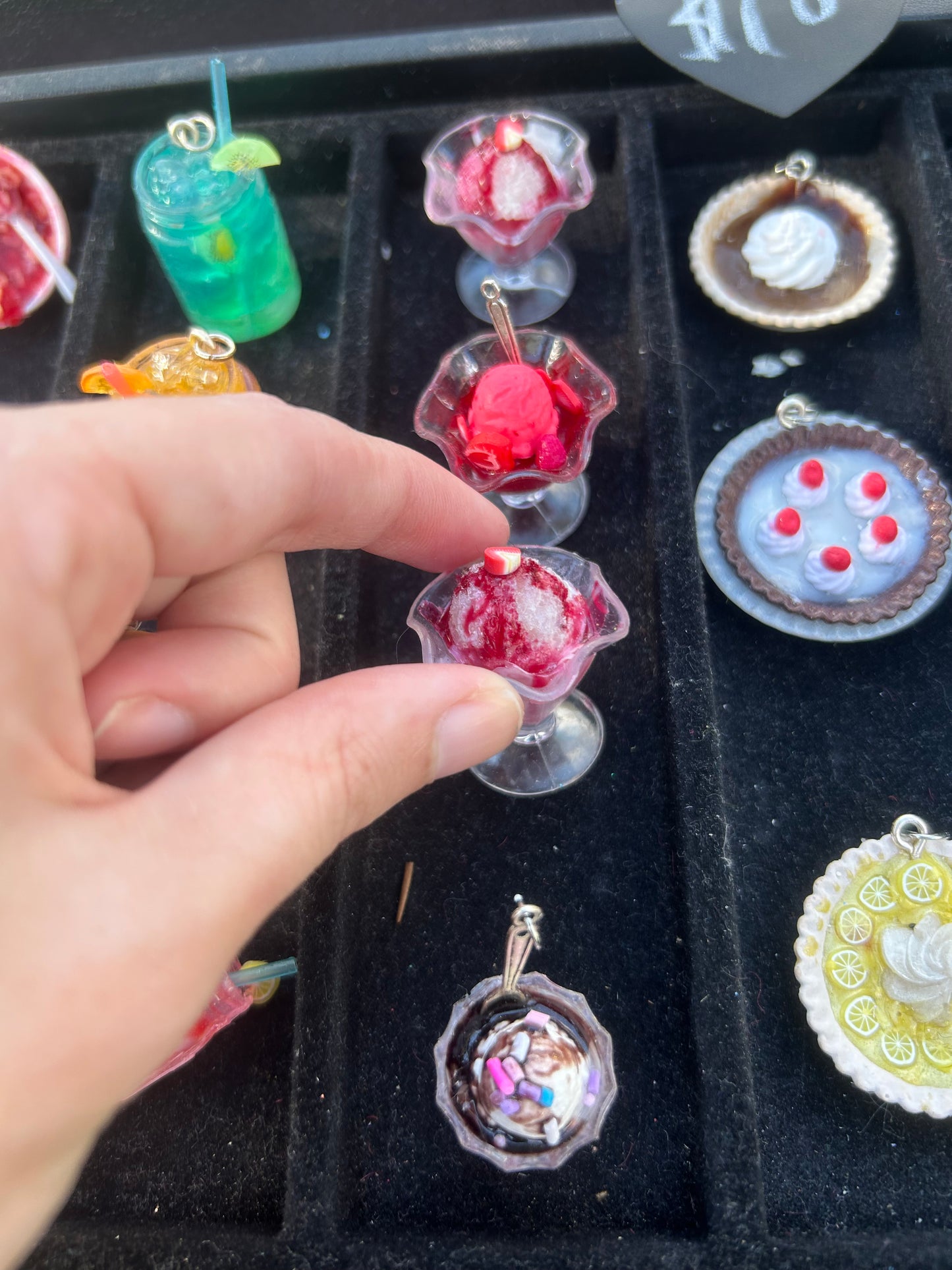 Mini food pendants