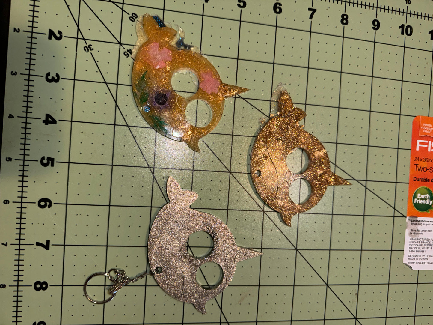 Resin Narwhal Keychain - sale