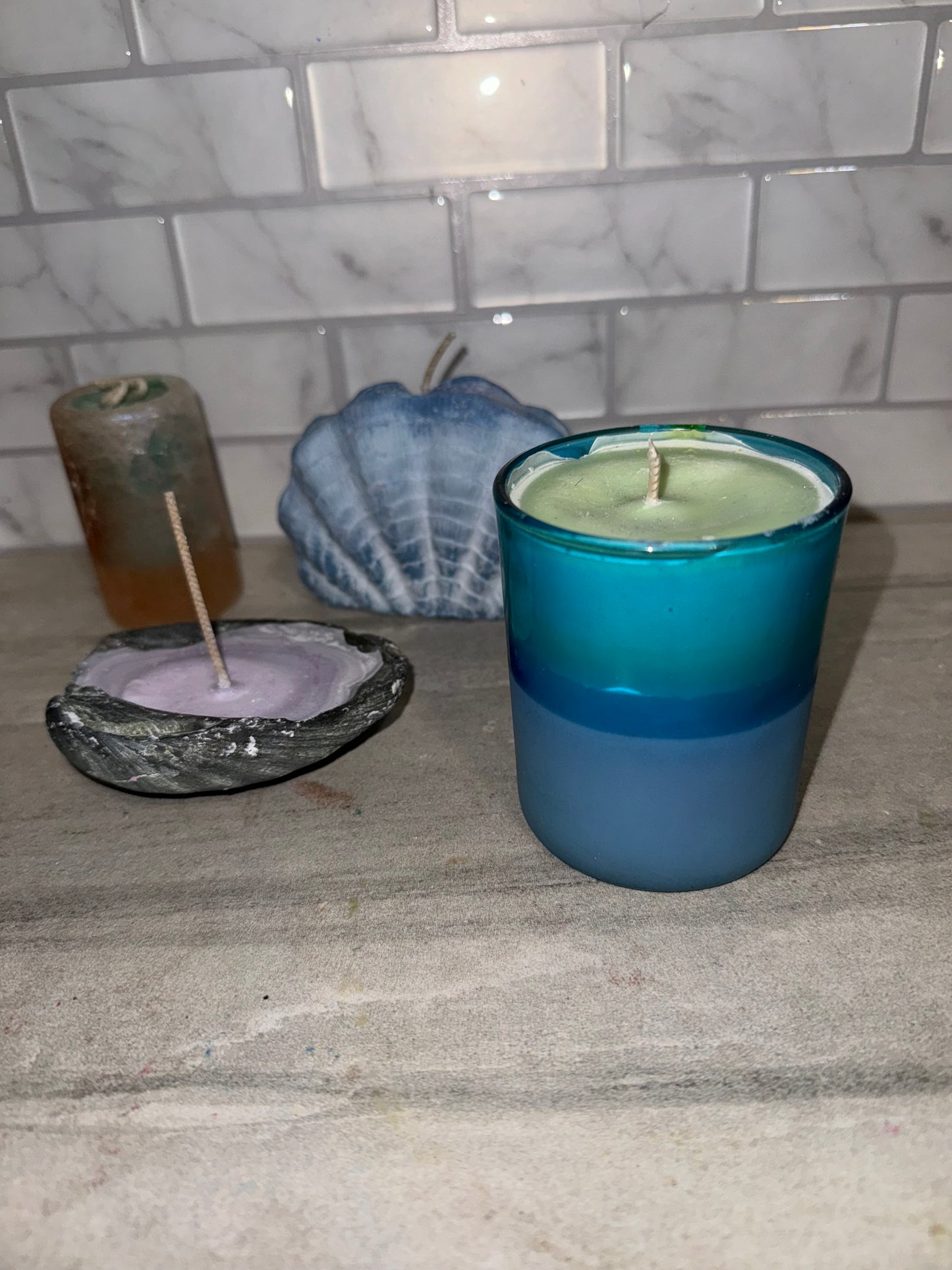Mermaid Shell Candles