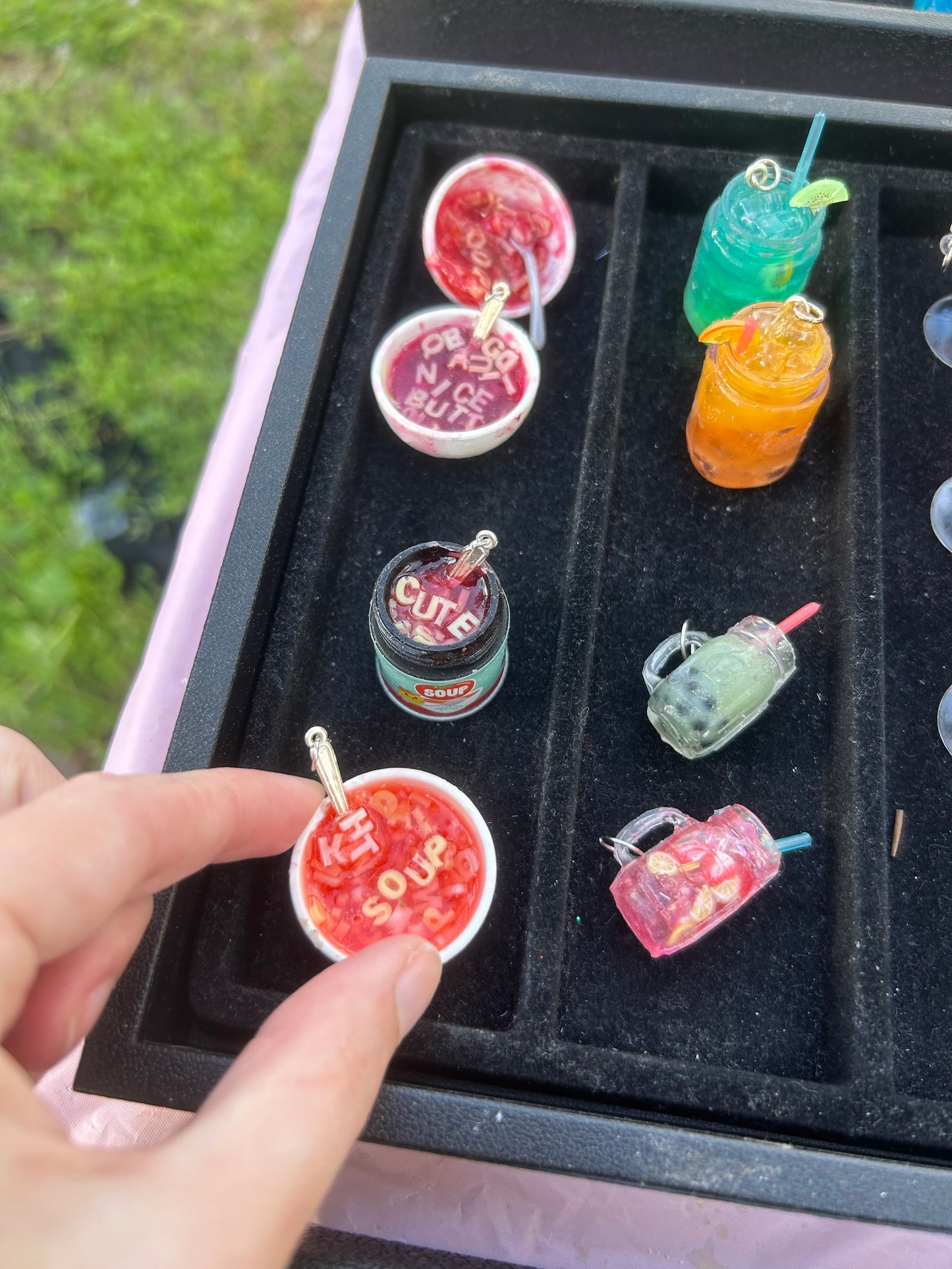 Mini food pendants