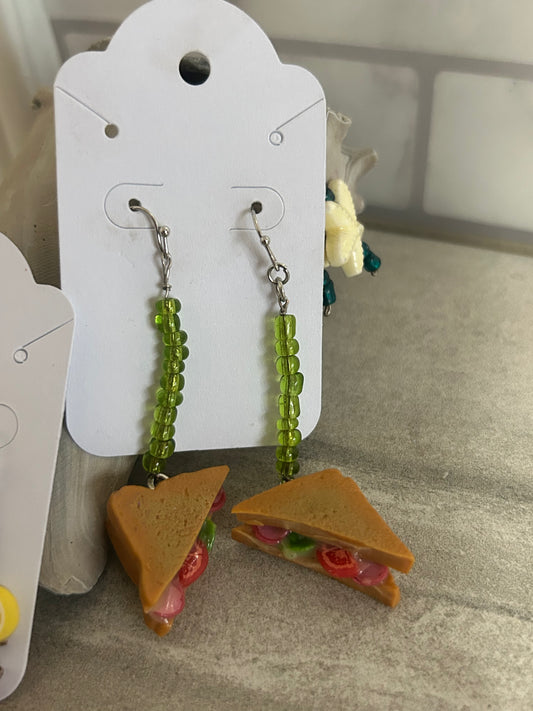 Mini sandwhich halves Earrings