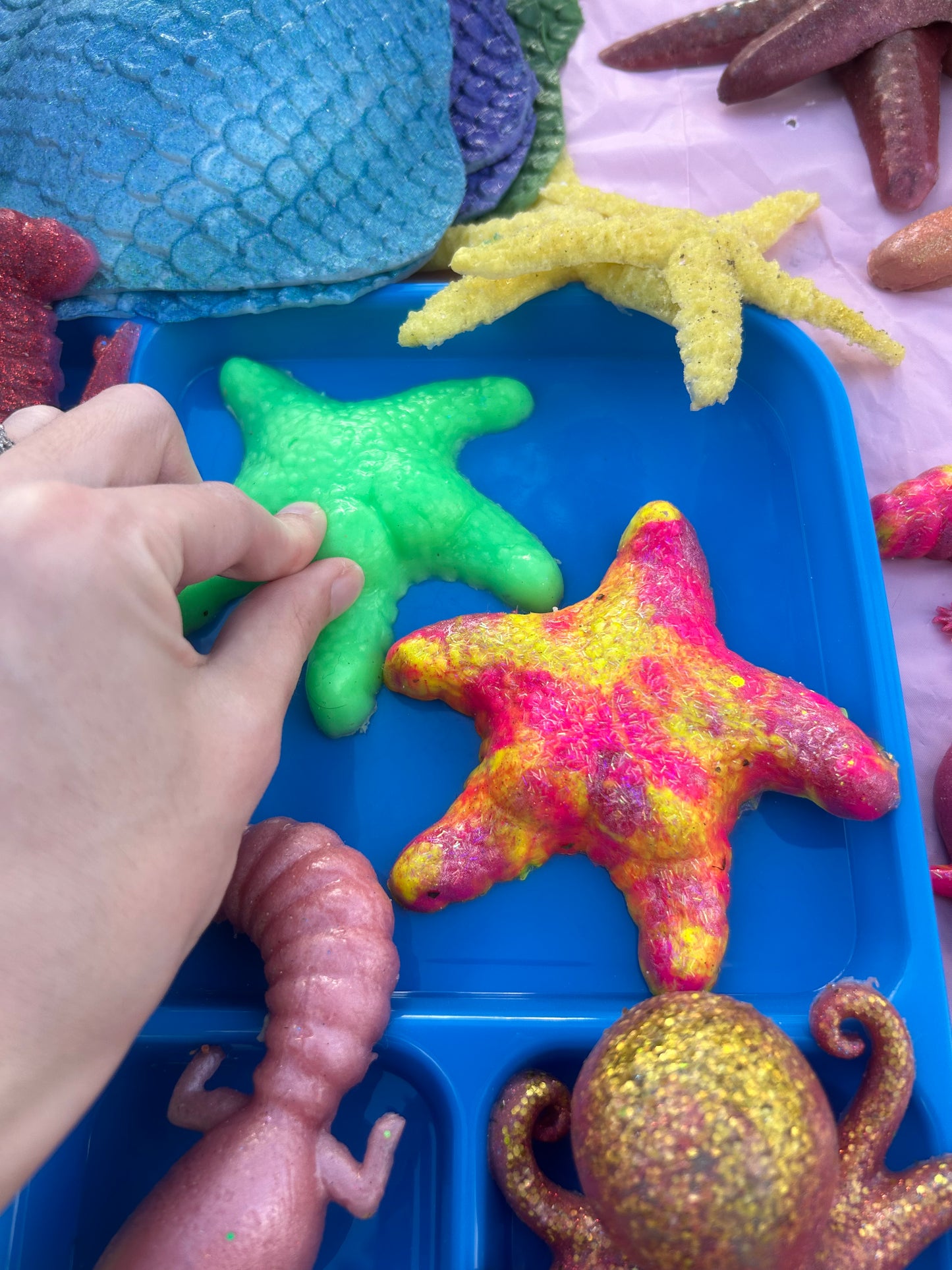 Funny Starfish Silicone Squishy Toy