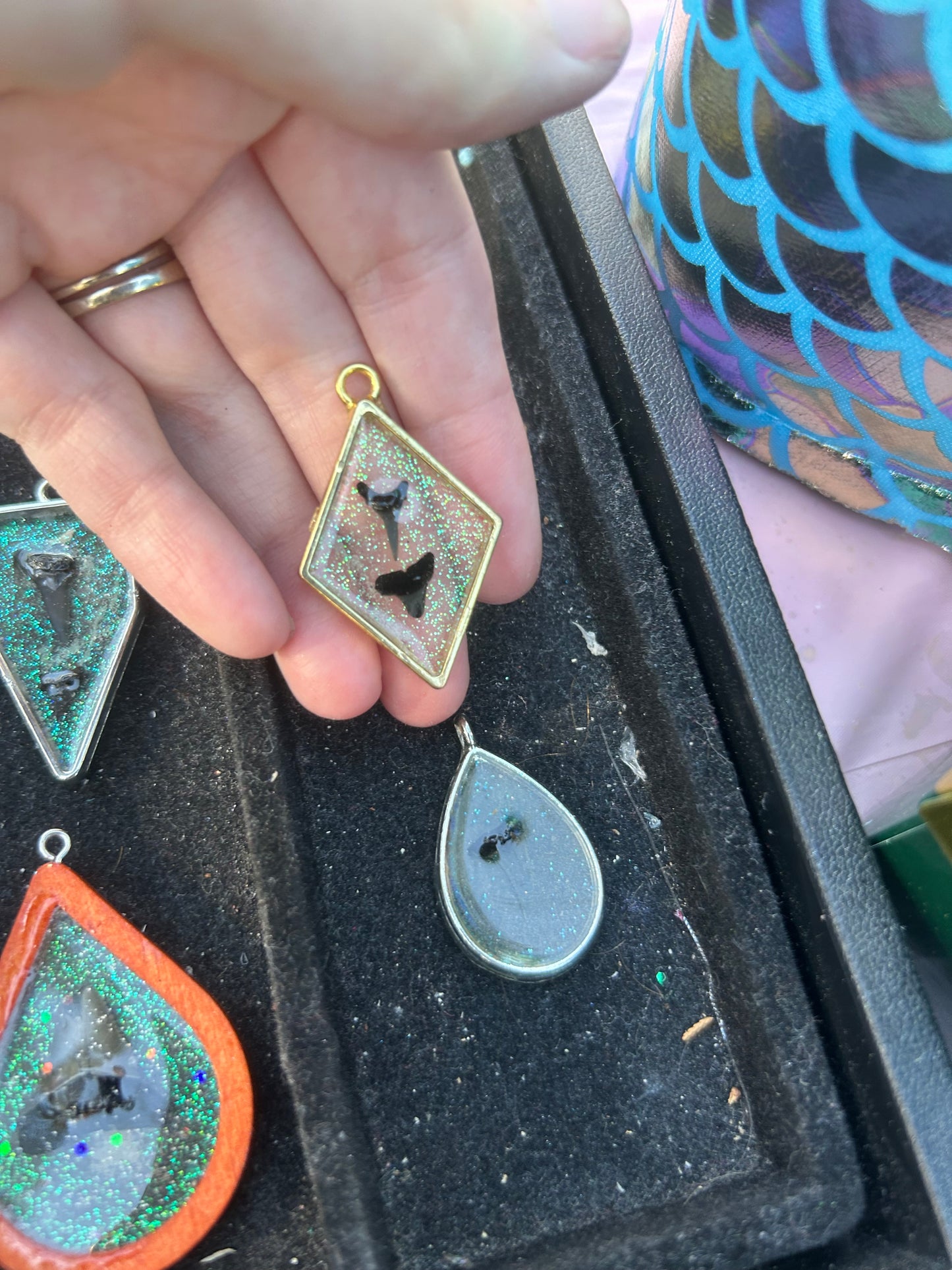 Shark tooth pendant