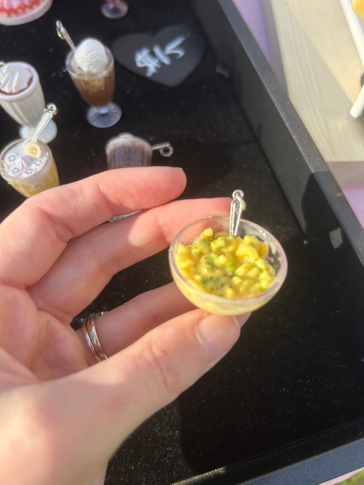 Mini food pendants
