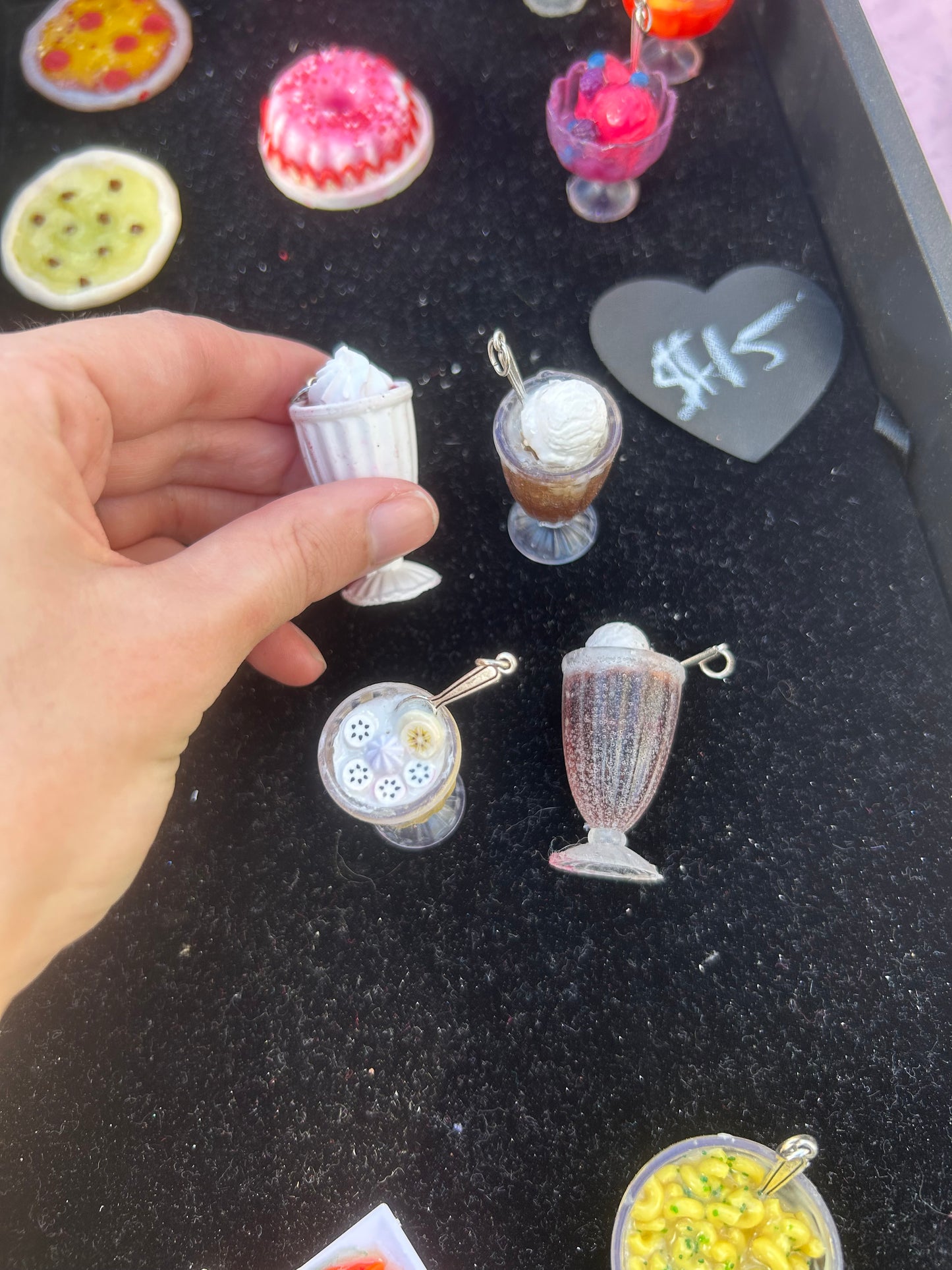 Mini food pendants