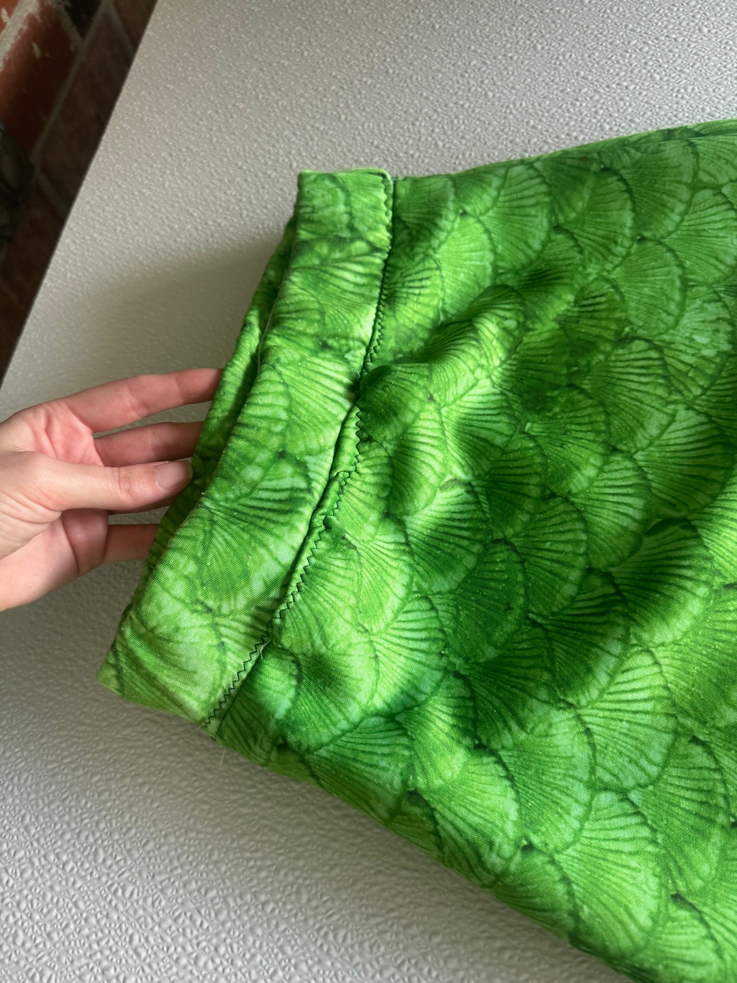 Ready to ship fabric mermaid tail - green