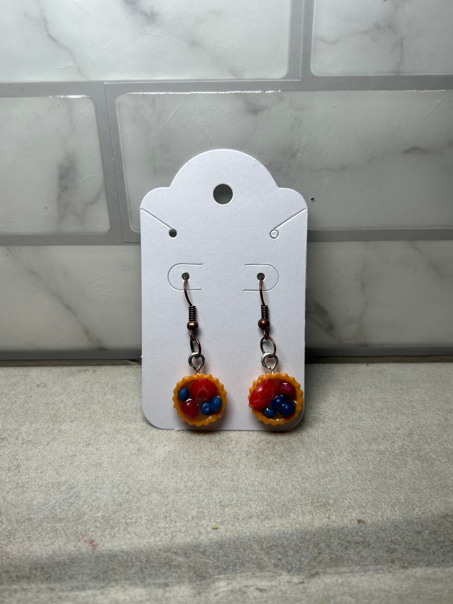 Mini fruit Tarts Earrings