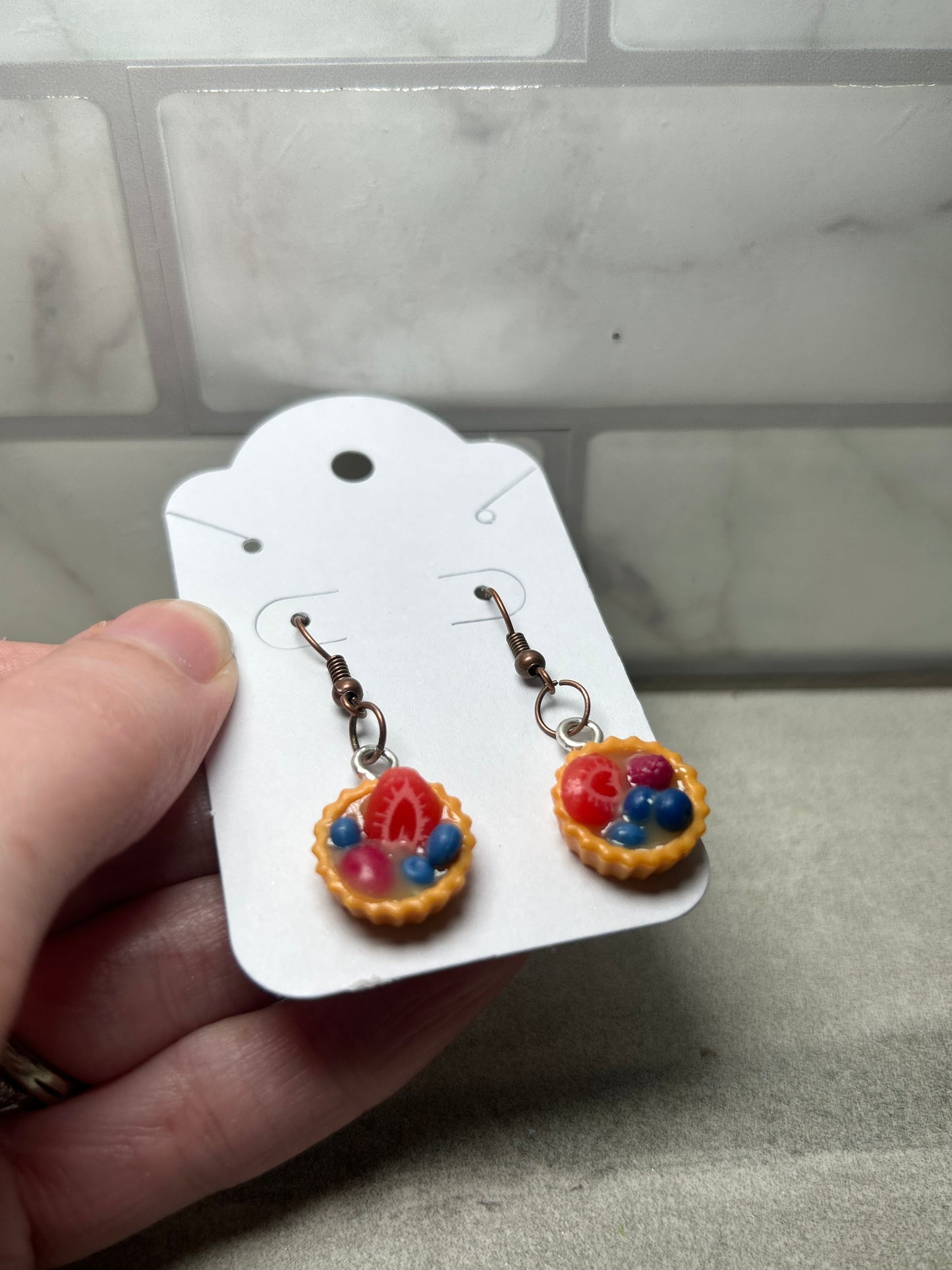 Mini fruit Tarts Earrings