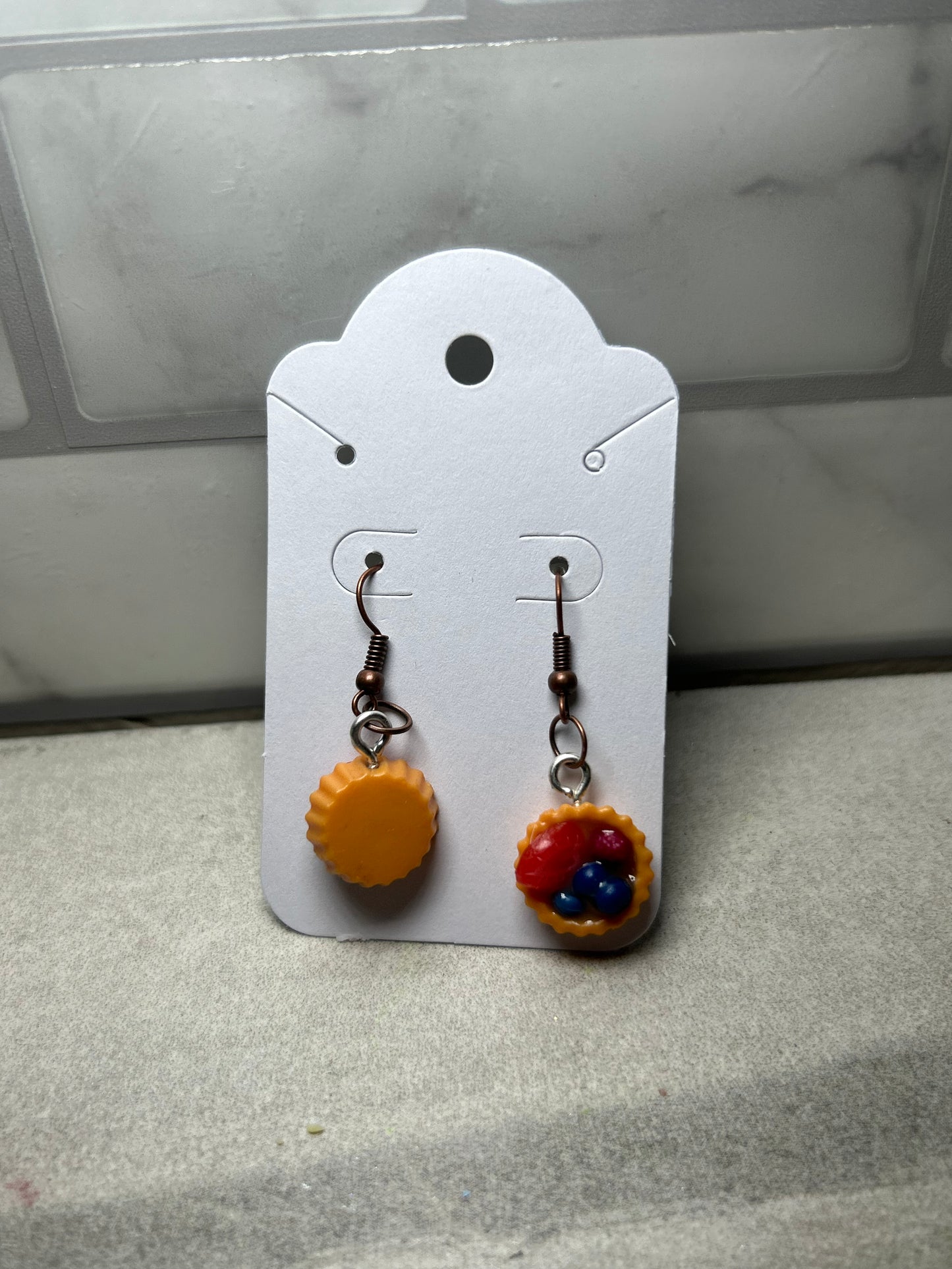 Mini fruit Tarts Earrings