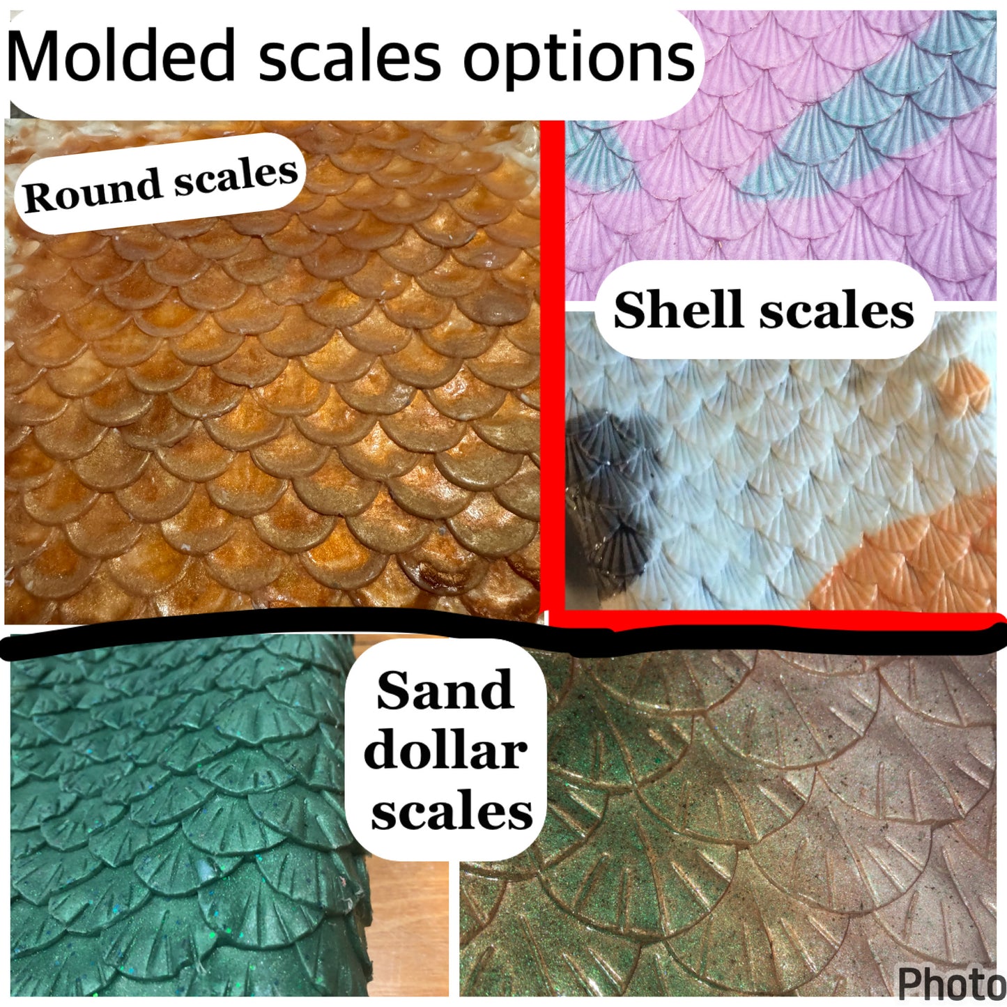 Magic Island style Basic Silicone Mermaid Tail