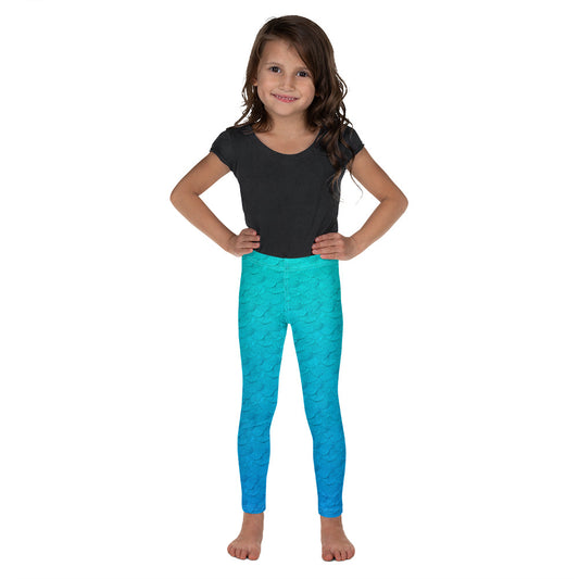 Mermaid scales blue Kid's Leggings