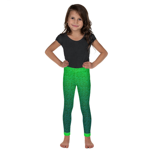 Mermaid scales green Kid's Leggings