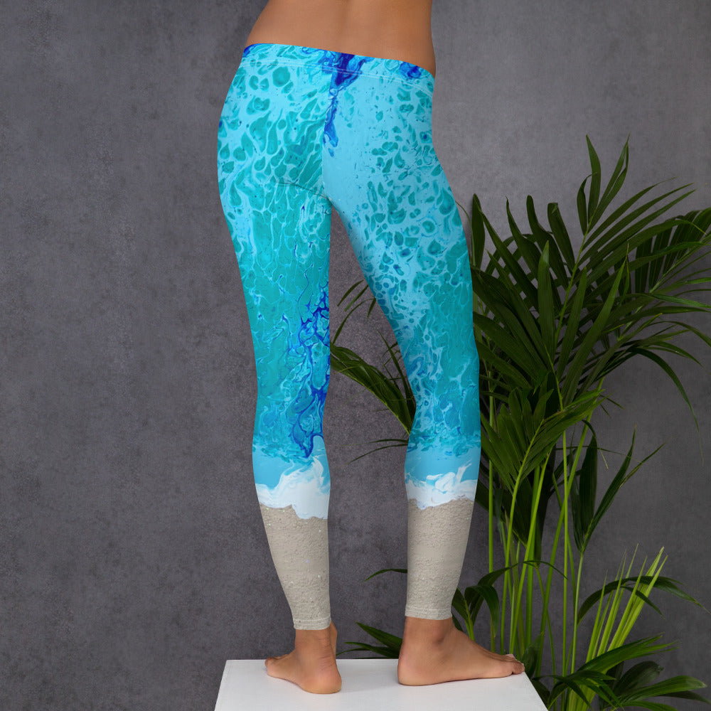 Ocean print Leggings