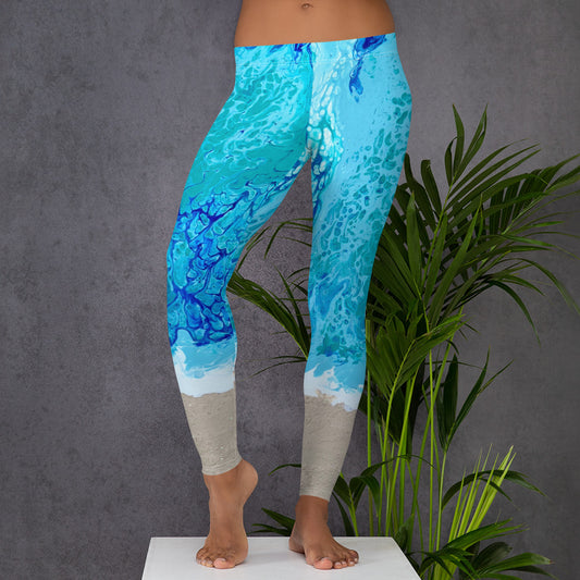 Ocean print Leggings