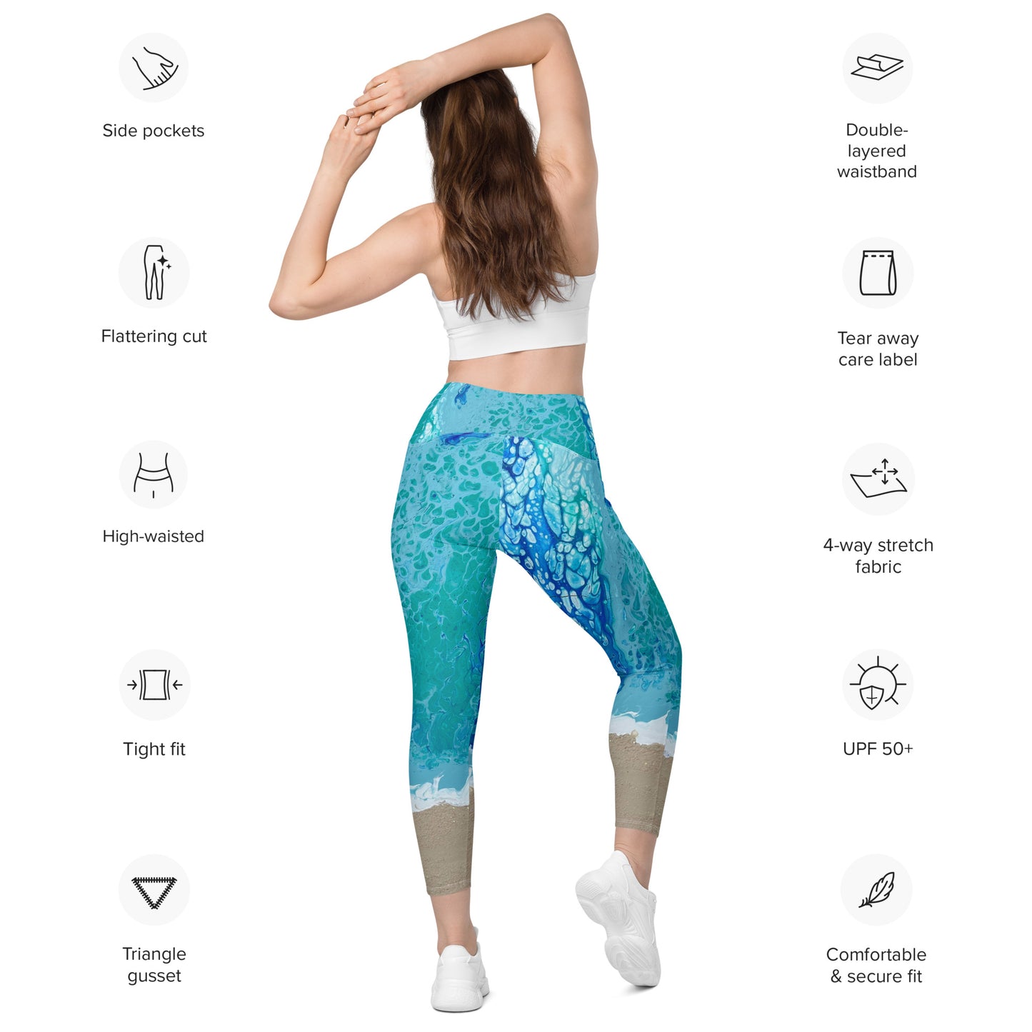 Ocean Leggings with pockets