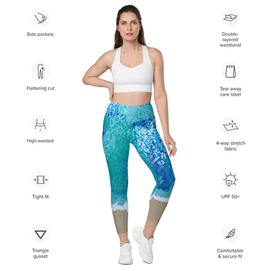 Ocean Leggings with pockets