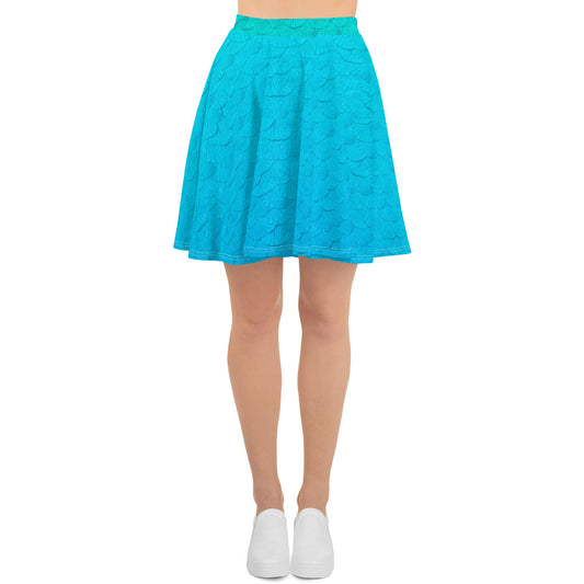 Mermaid Scales Skater Skirt