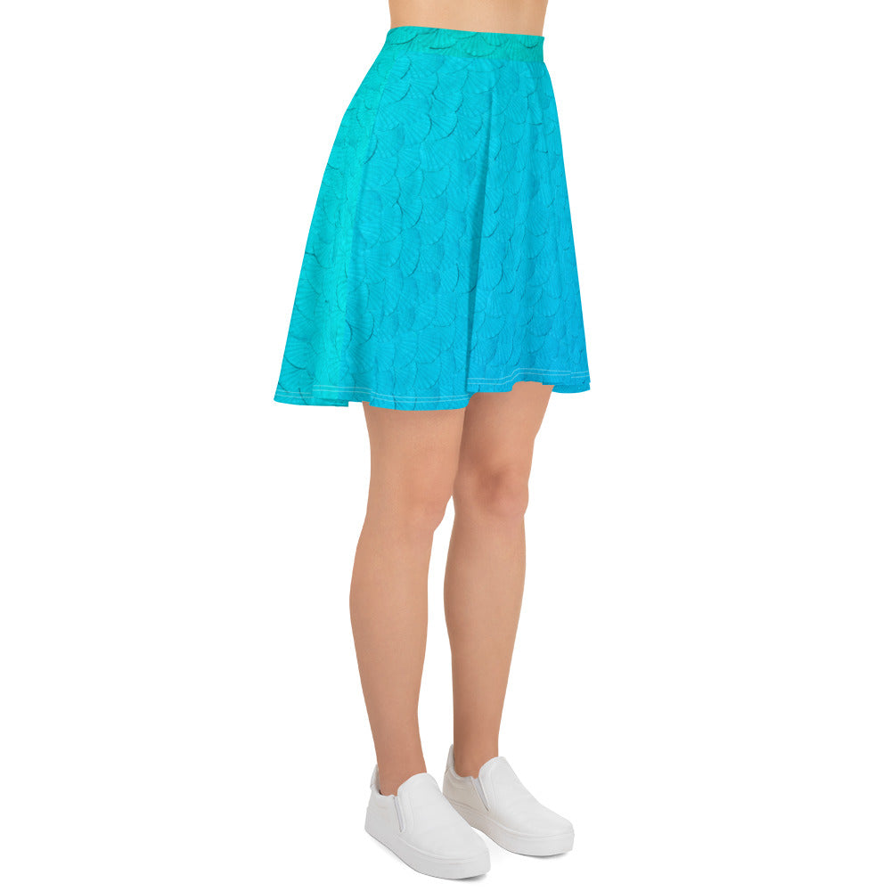 Mermaid Scales Skater Skirt