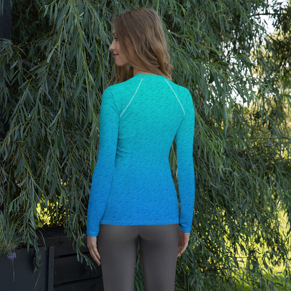Mermaid Scales Women's Rash Guard
