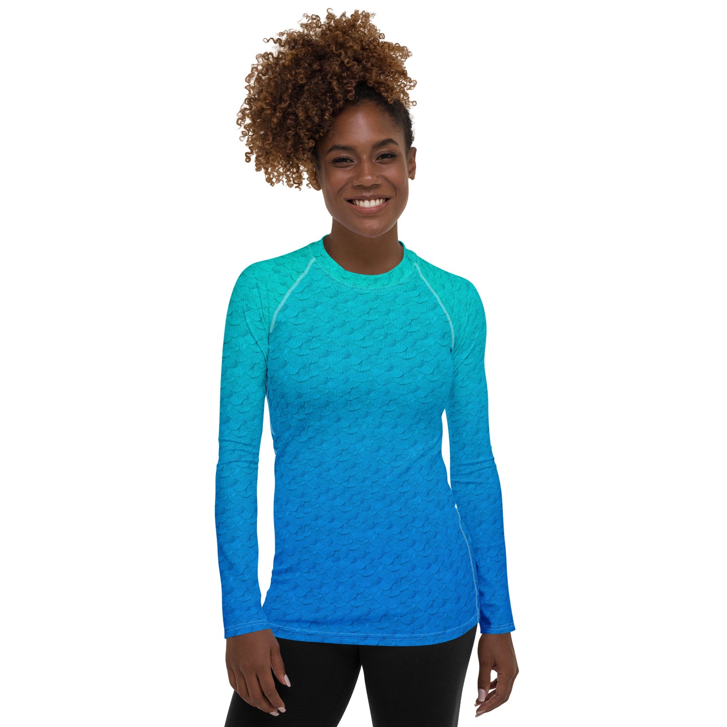Mermaid Scales Women's Rash Guard