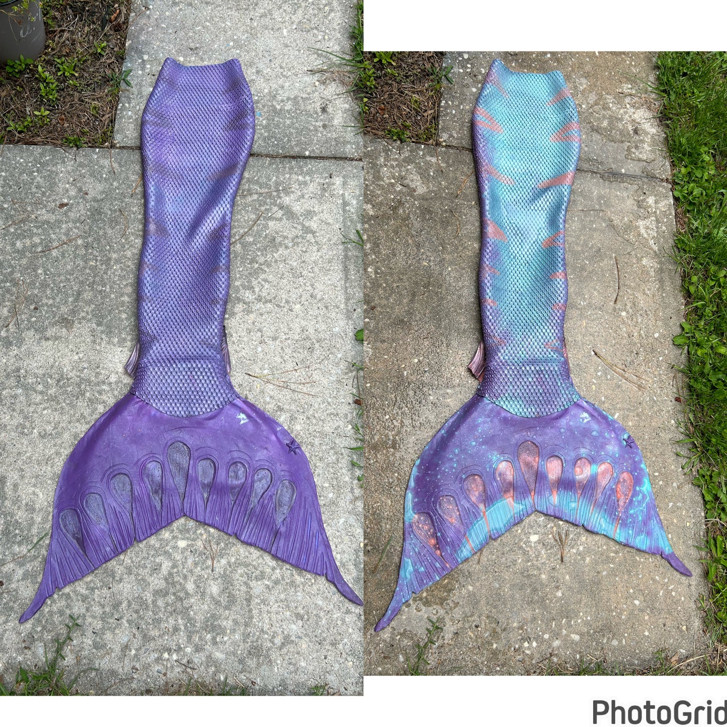 Custom Color changing Basic Silicone Mermaid Tail - made to order