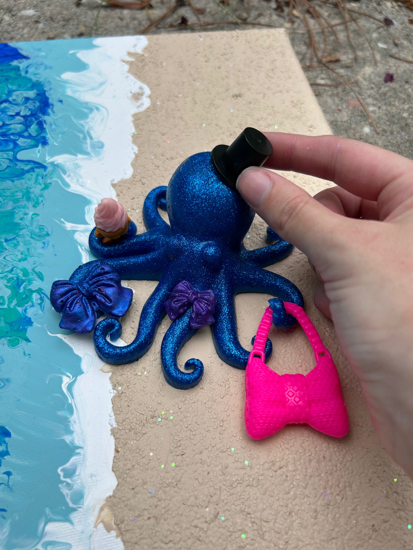 Octopus Silicone Squishy Toy set with accessories