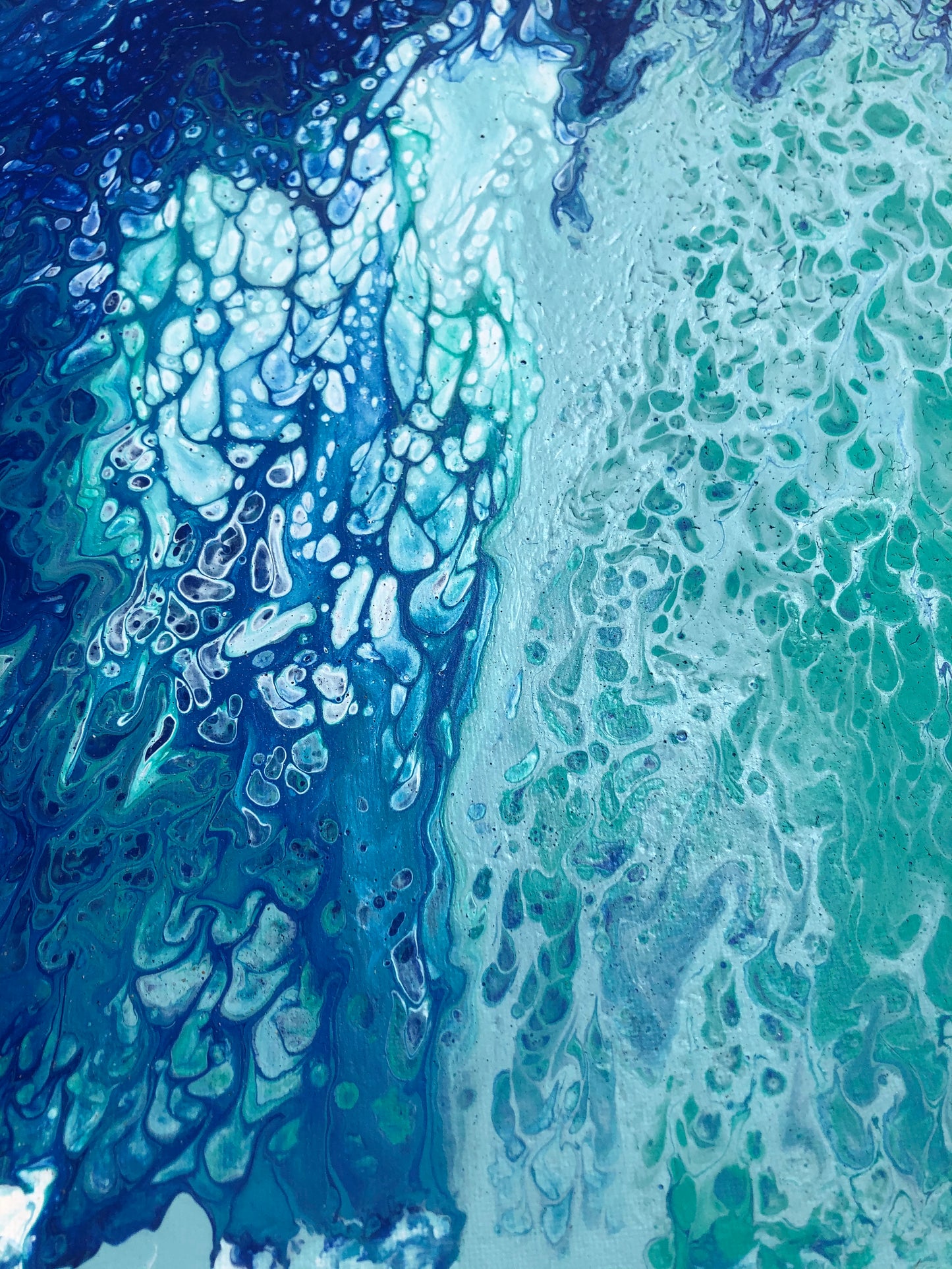 Acrylic Pour Painting - Custom - down payment