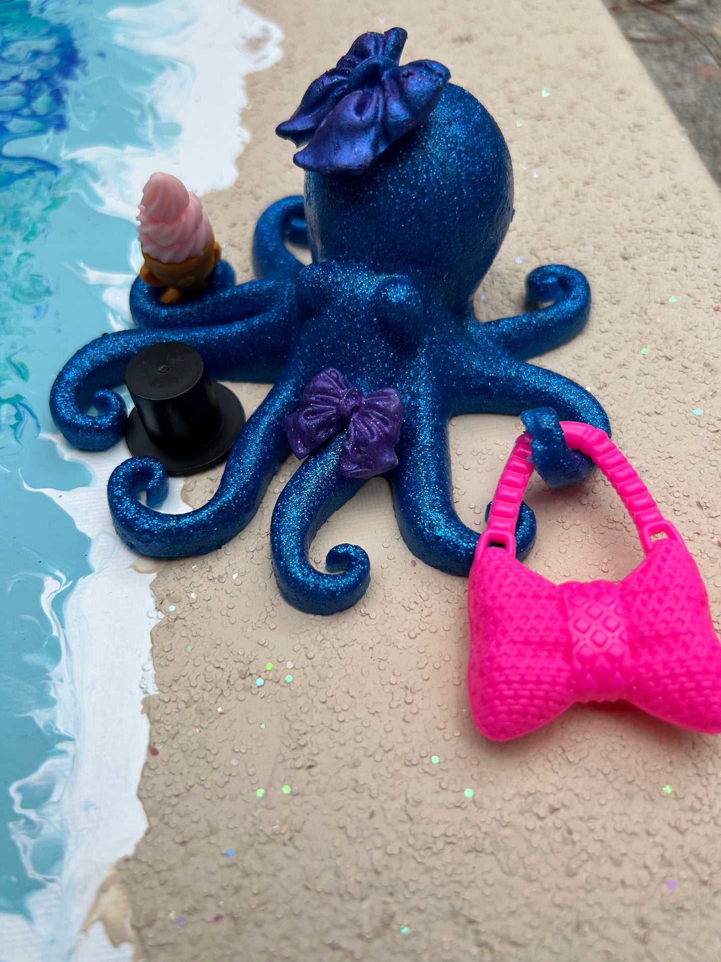 Octopus Silicone Squishy Toy set with accessories