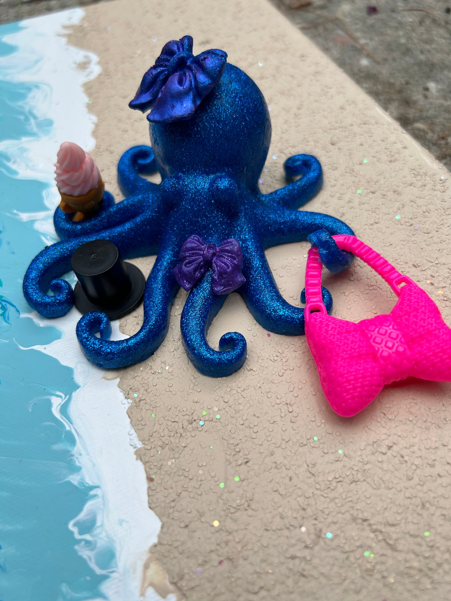 Octopus Silicone Squishy Toy set with accessories