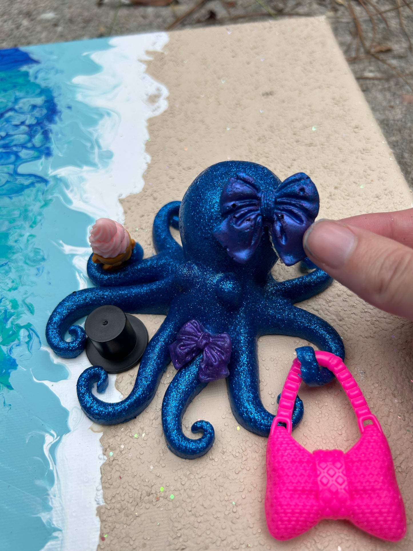 Octopus Silicone Squishy Toy set with accessories