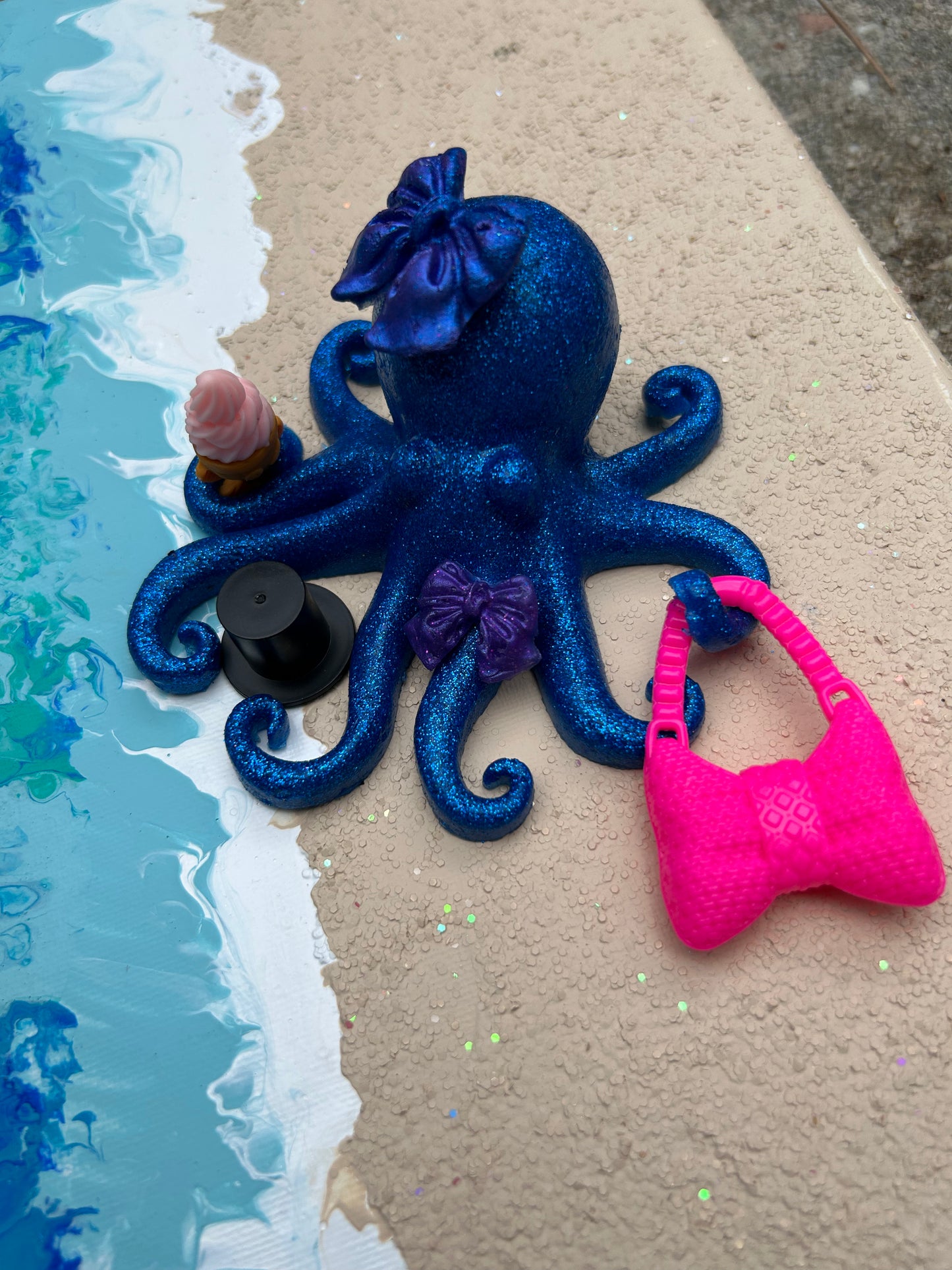 Octopus Silicone Squishy Toy set with accessories