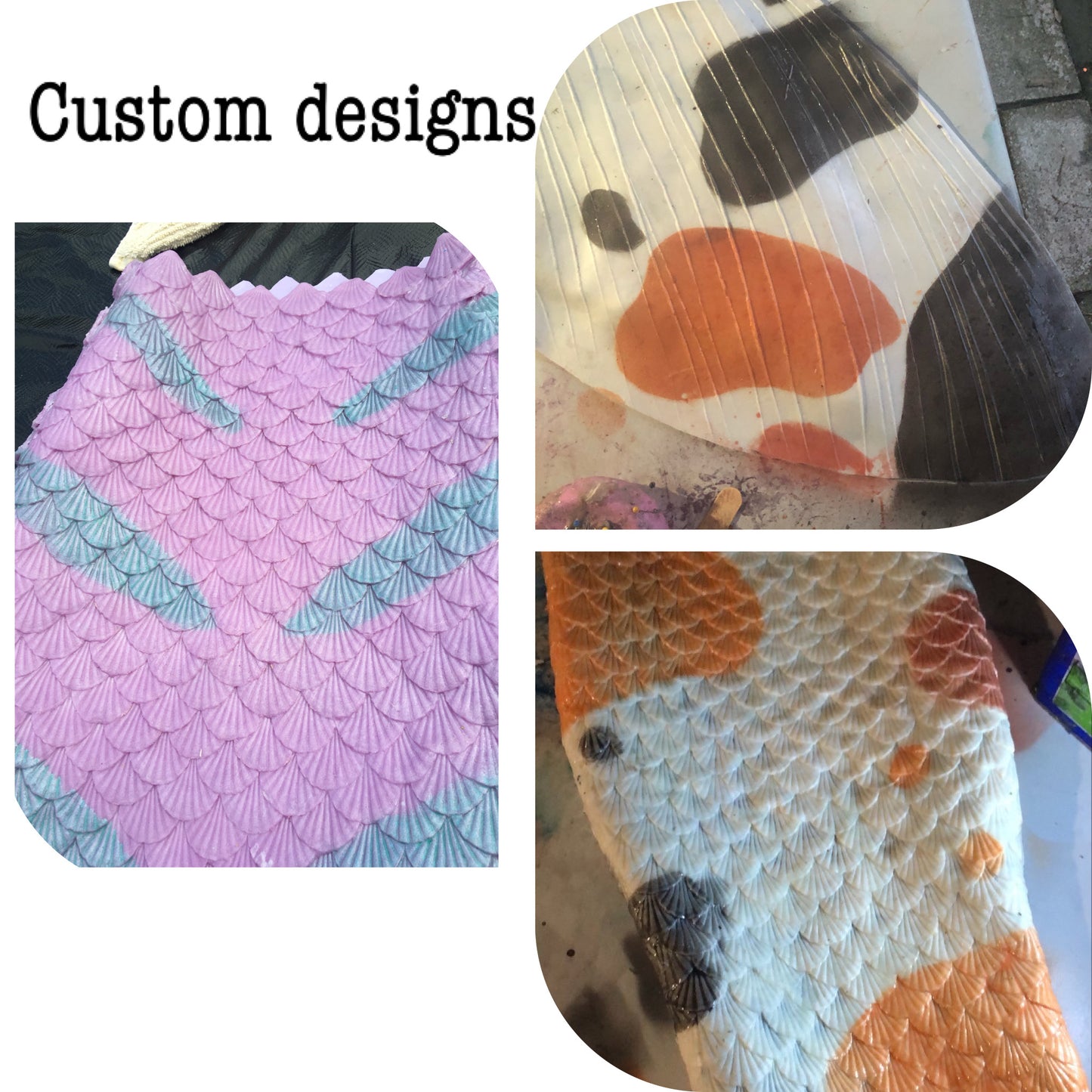 Basic Silicone Mermaid Tail Custom - made to order