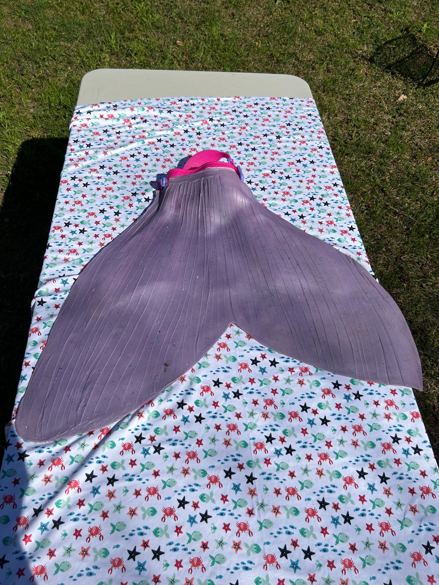 Mermaid Fluke - silicone- fluke only - custom