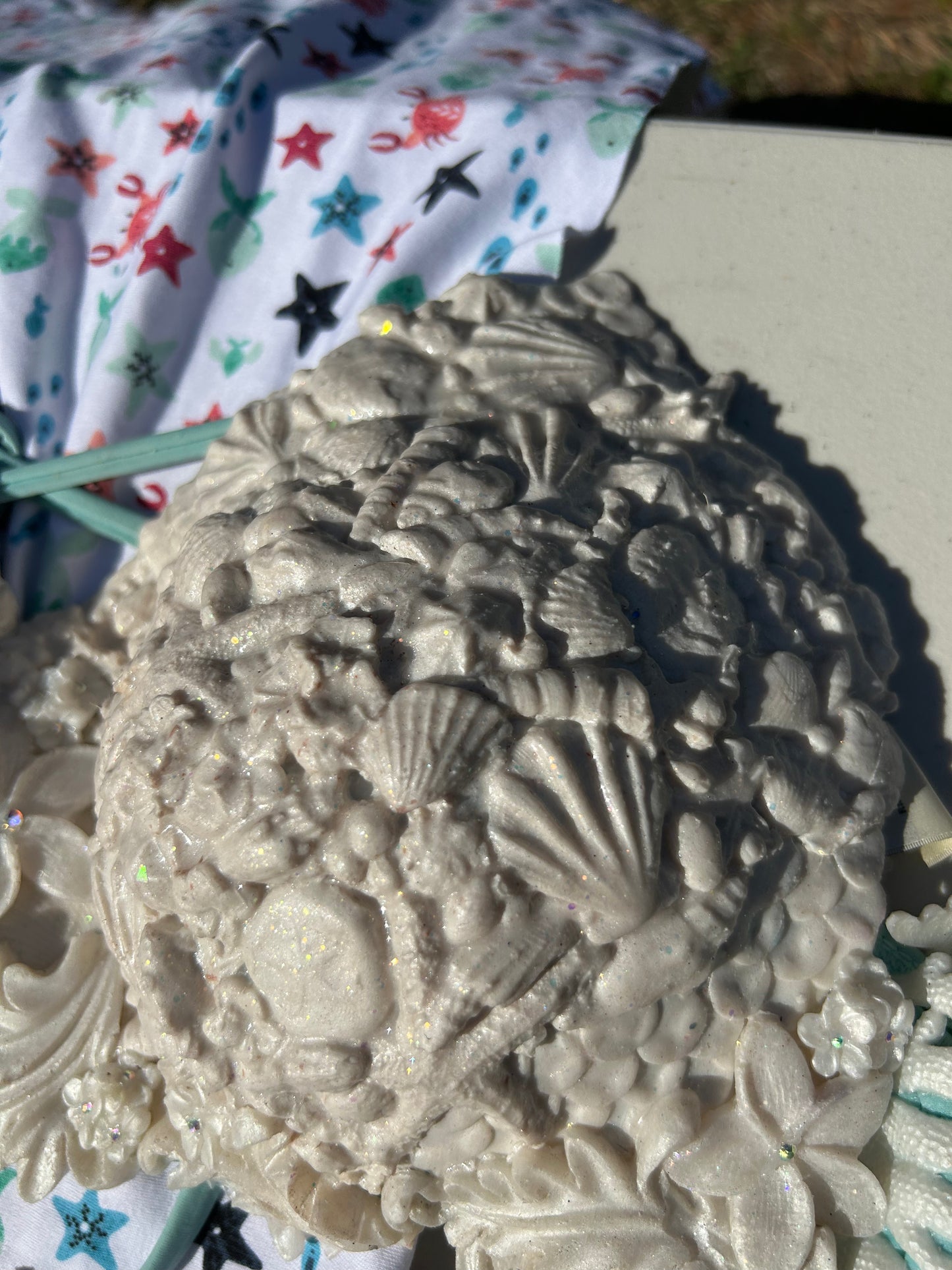 Silicone mermaid top “coral reef”