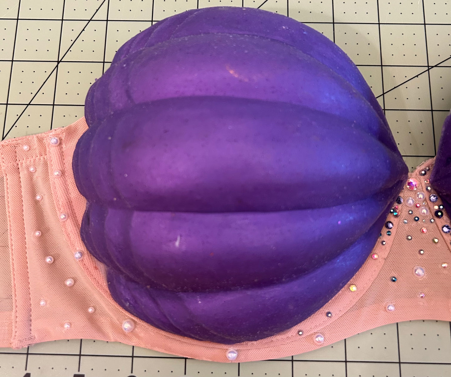 Custom princess style mermaid bra top