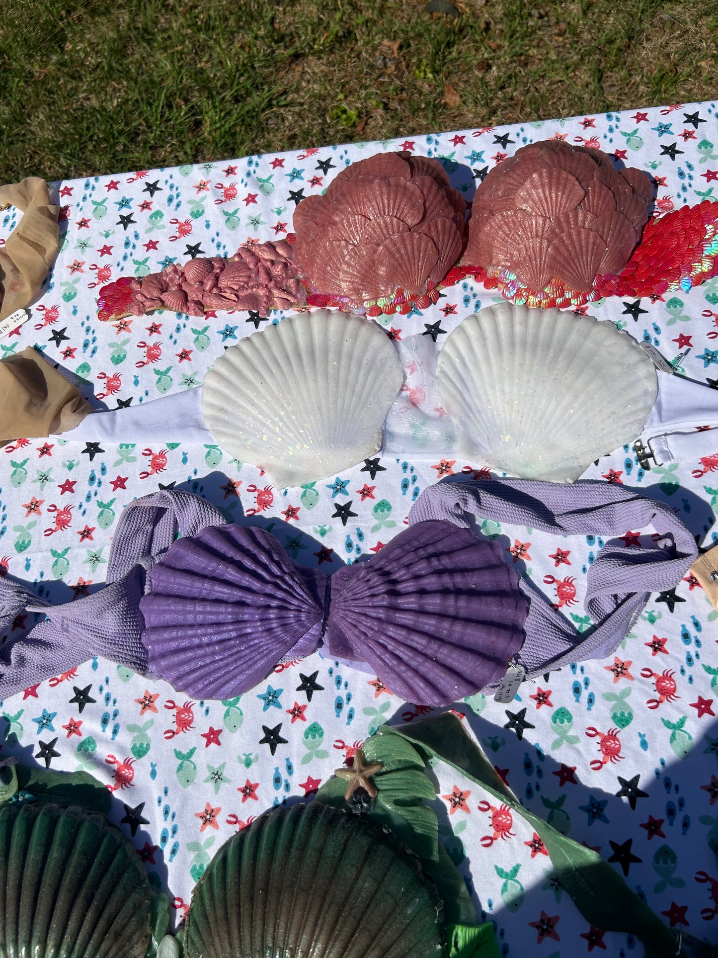 mermaid princess Premade ready to ship Silicone Mermaid Top