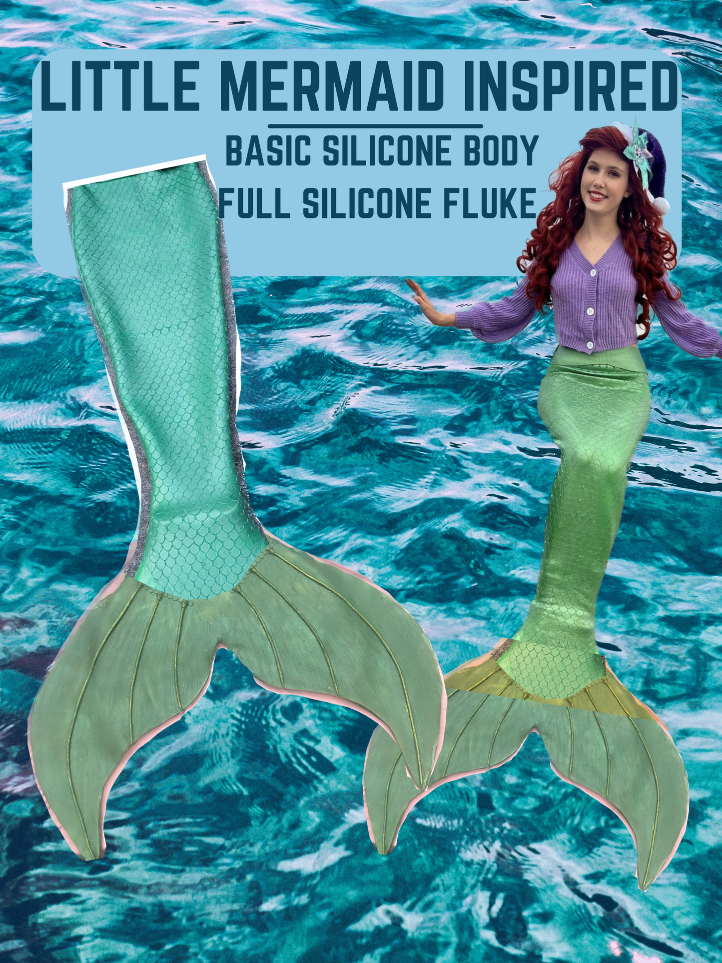 Mermaid princess Inspired Mermaid Tail Custom