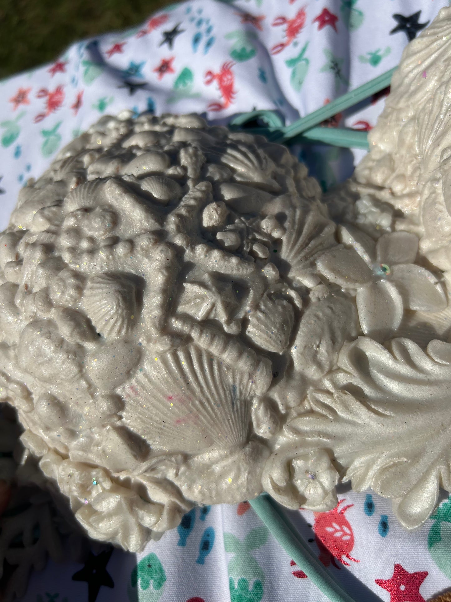 Silicone mermaid top “coral reef”