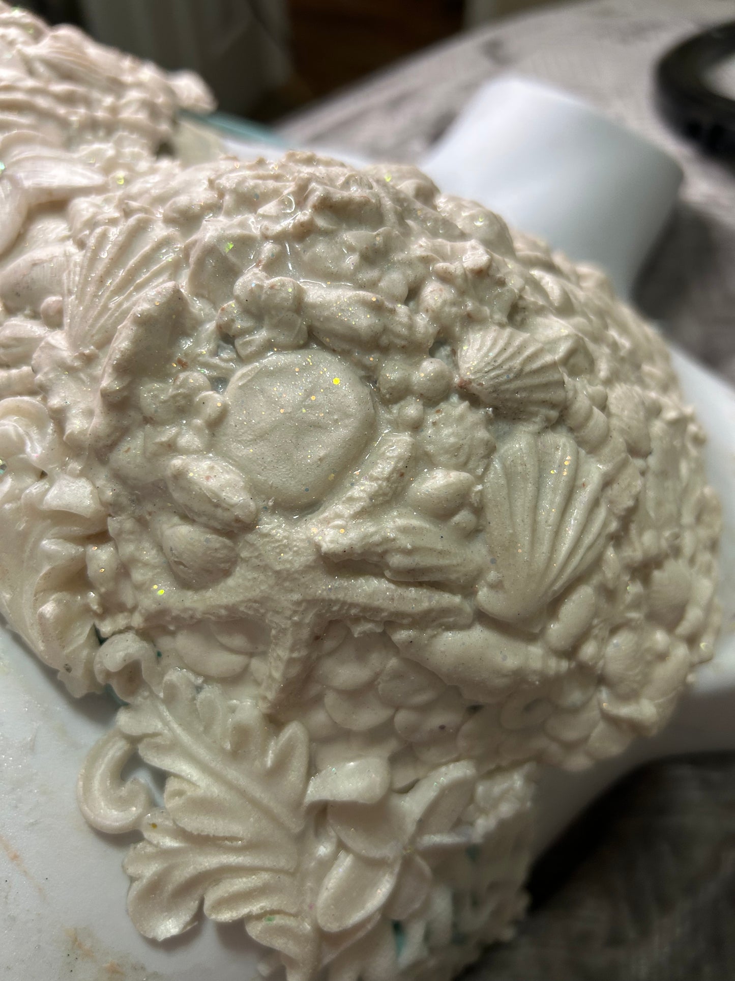 Silicone mermaid top “coral reef”