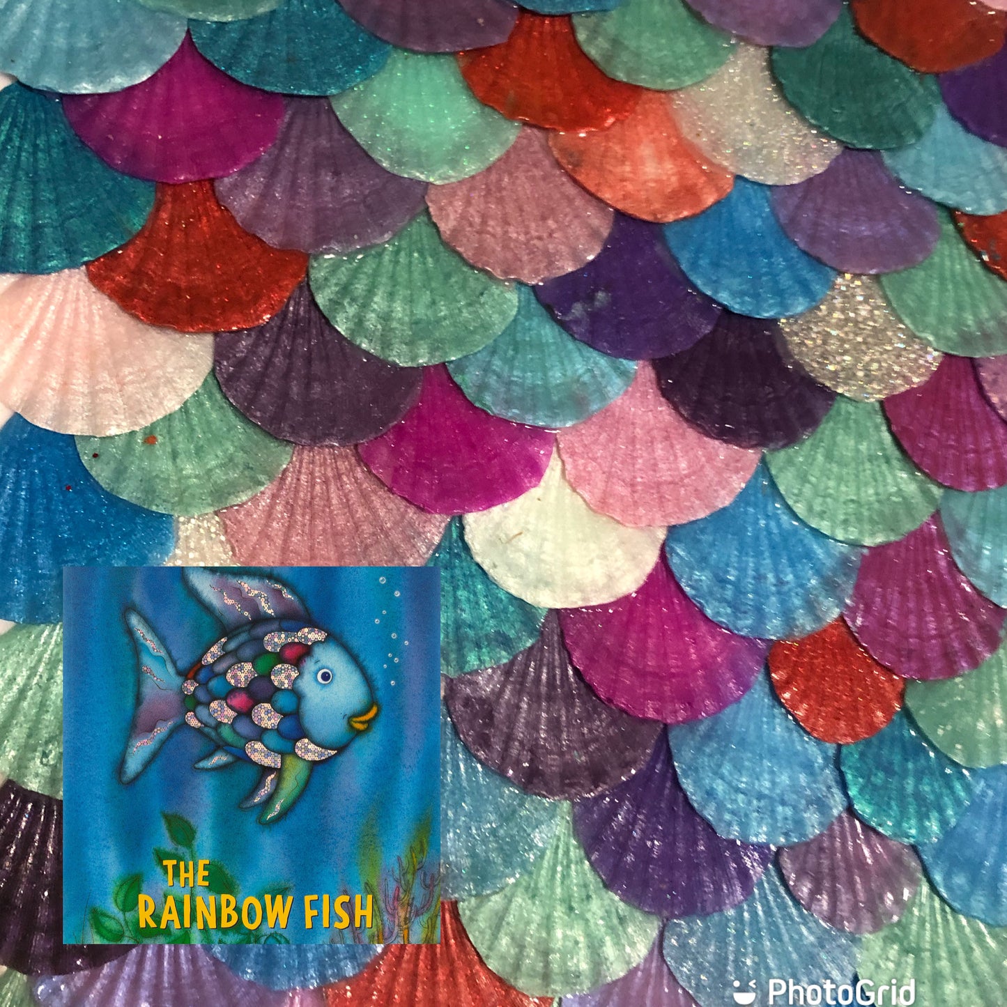 Silicone mermaid scales