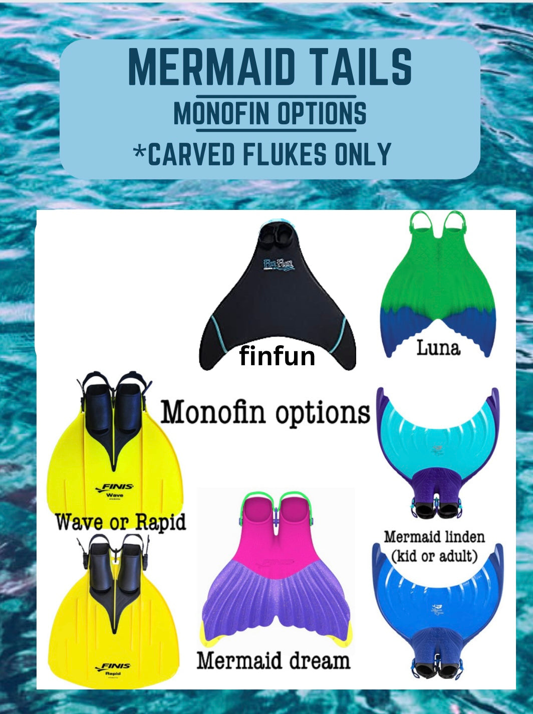 Basic Silicone Mermaid Tail Custom - made to order