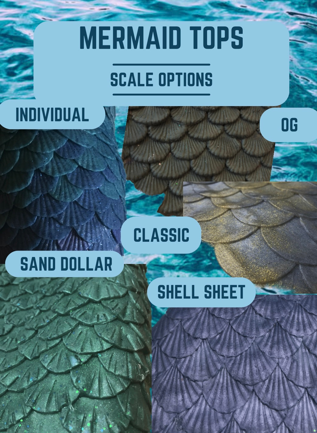 Custom Silicone Mermaid Top