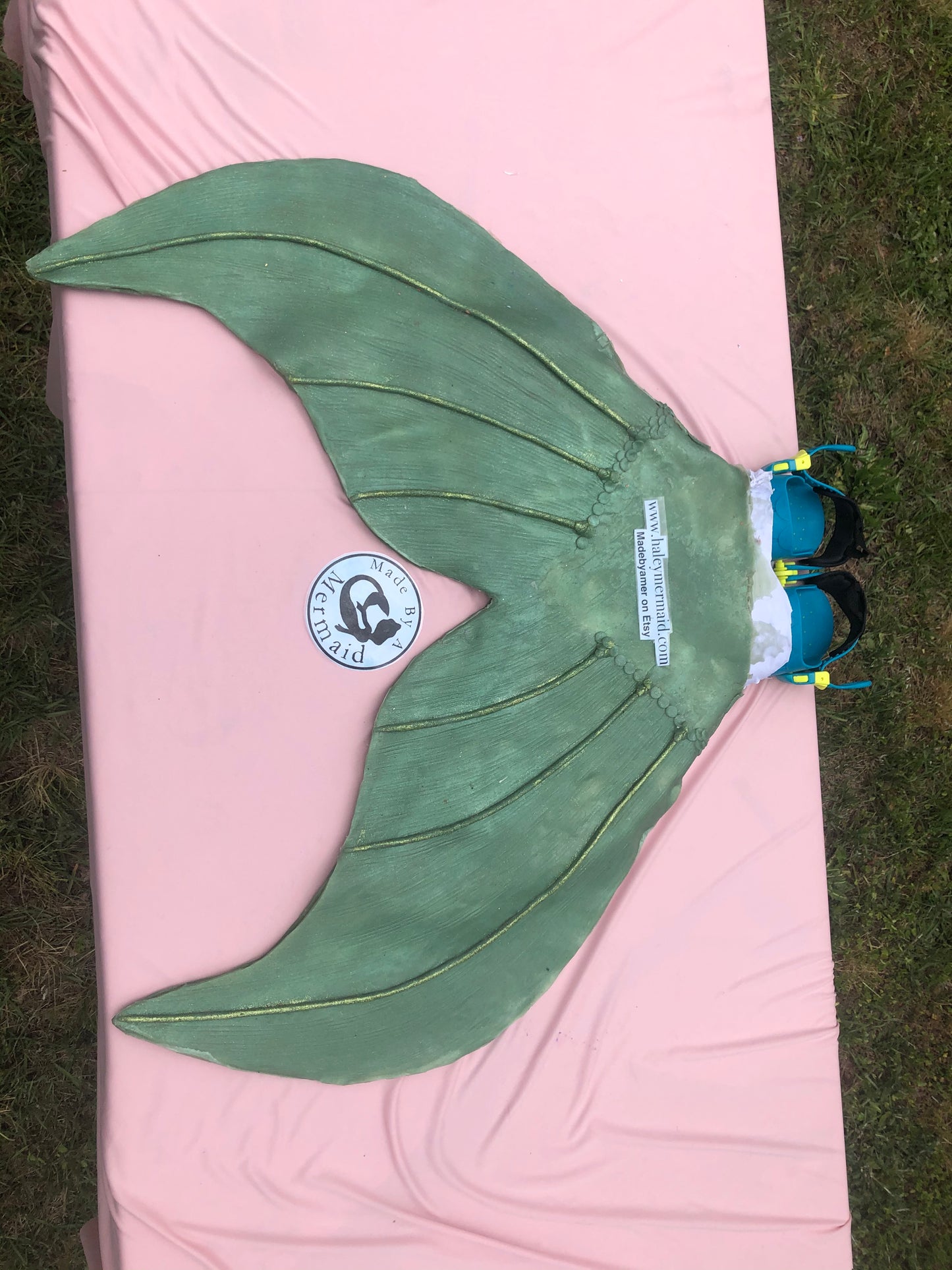 Mermaid Fluke - silicone- fluke only - custom