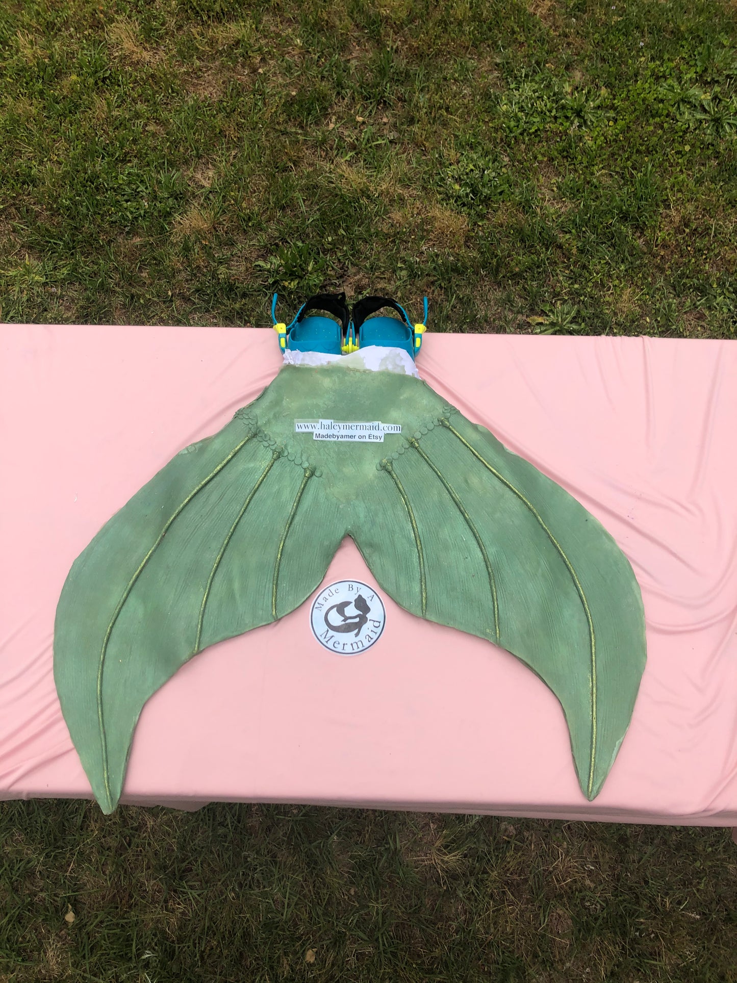 Mermaid Fluke - silicone- fluke only - custom