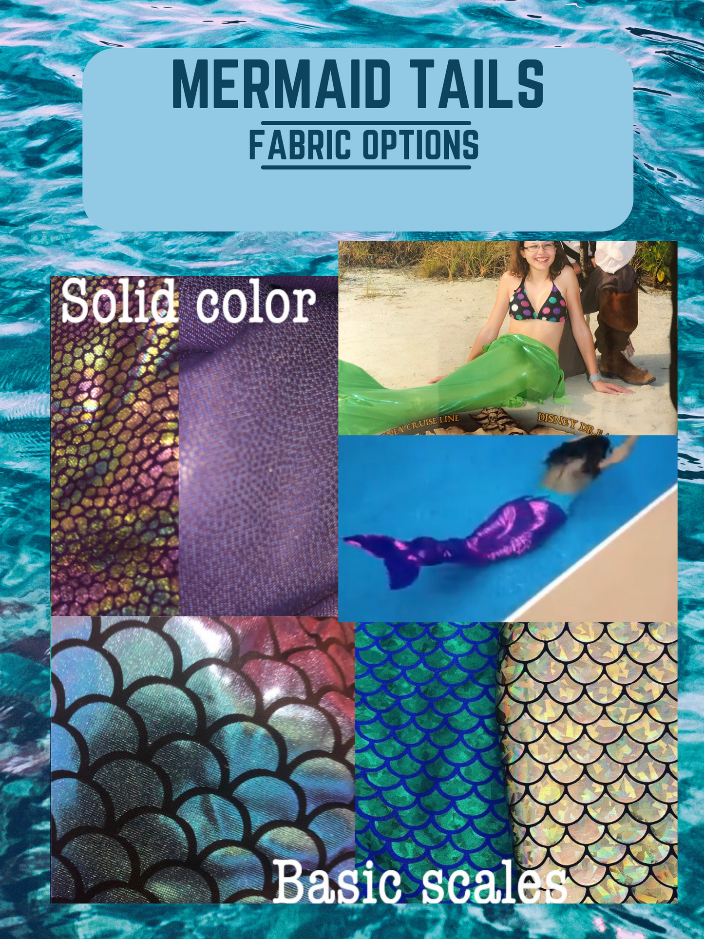 Hybrid Mermaid Tail Custom Made