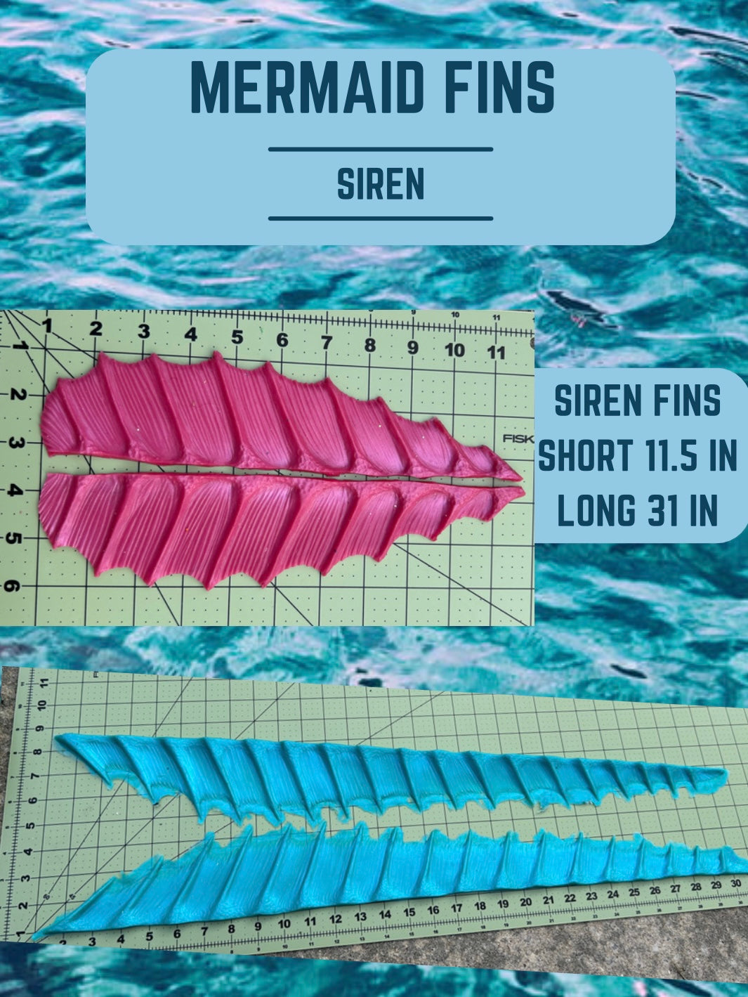 I made a SIREN mermaid tail! 