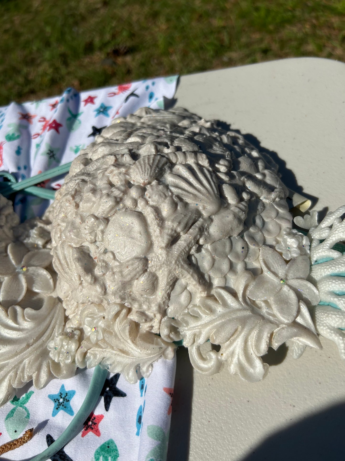 Silicone mermaid top “coral reef”